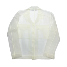 Load image into Gallery viewer, translucent 2-pocket overshirt (cream)