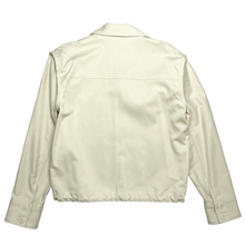 Load image into Gallery viewer, cropped draw-waist jacket (cream)