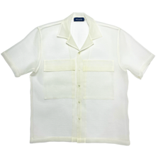 Load image into Gallery viewer, translucent 2-pocket shirt (cream)