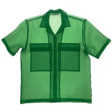 Load image into Gallery viewer, translucent 2-pocket shirt (green)