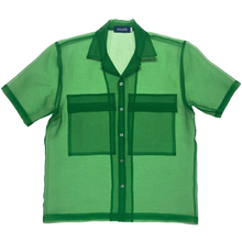 Load image into Gallery viewer, translucent 2-pocket shirt (green)