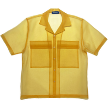 Load image into Gallery viewer, translucent 2-pocket shirt (mustard)