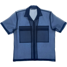 Load image into Gallery viewer, translucent 2-pocket shirt (dark blue)