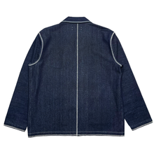 Load image into Gallery viewer, wavy 4-pocket utility overshirt (navy)