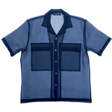 Load image into Gallery viewer, translucent 2-pocket shirt (dark blue)