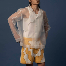 Load image into Gallery viewer, sunburst appliqué shorts (yellow)